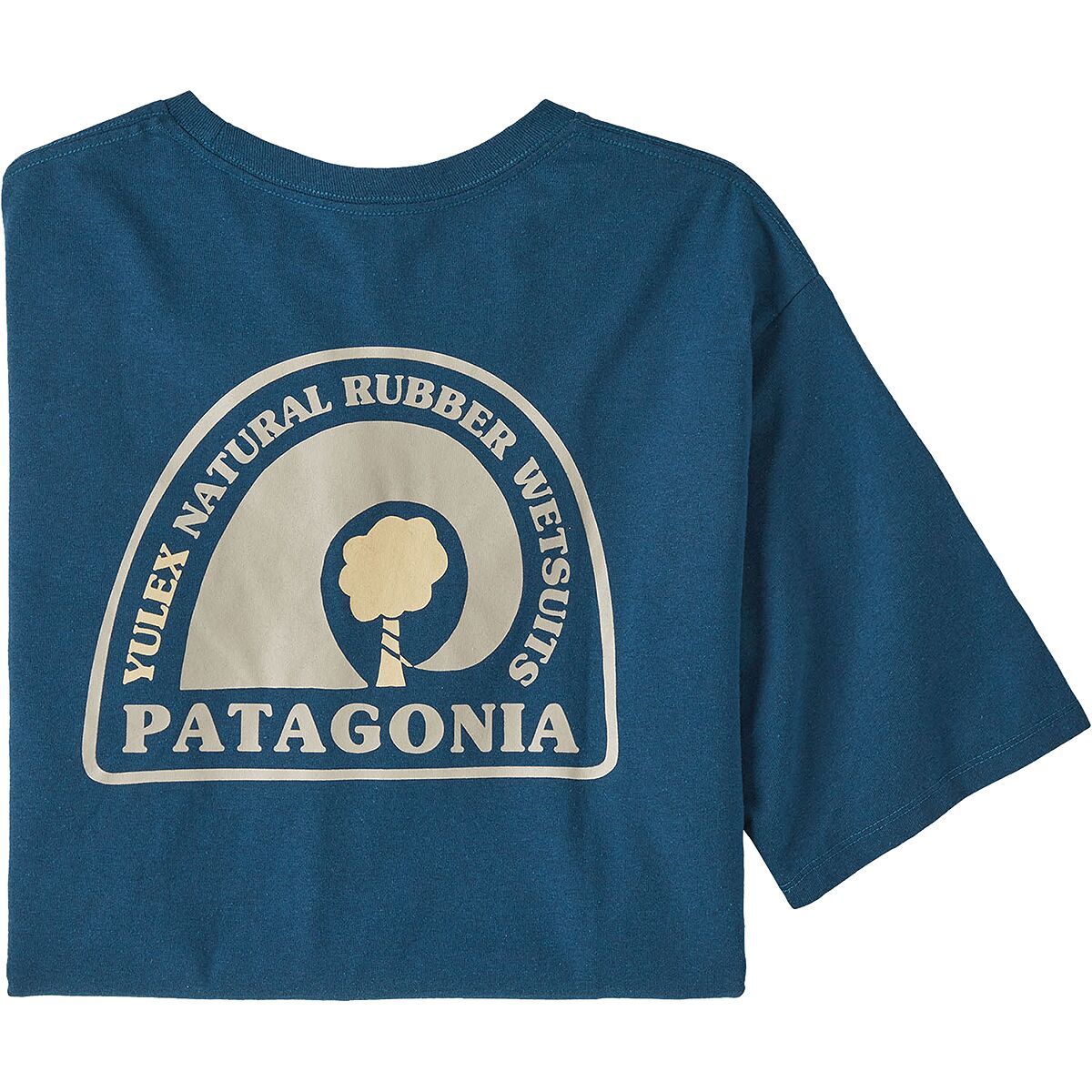 Patagonia Rubber Tree Mark Responsibili-Tee - Men's Wavy Blue, XL
