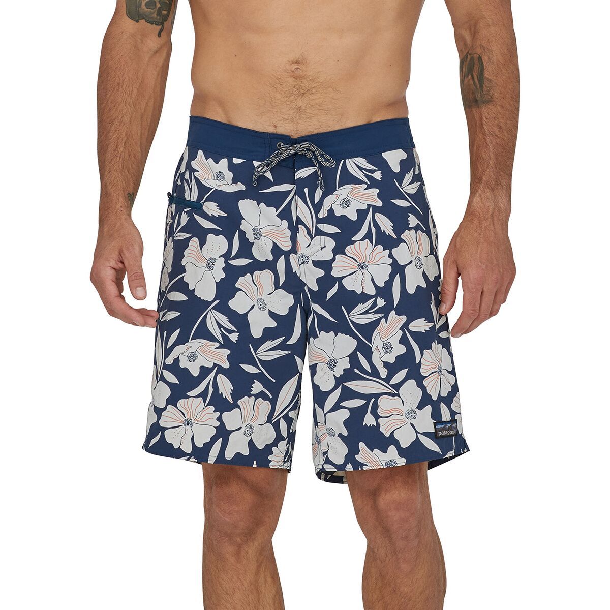 Patagonia Wavefarer 19in Boardshort - Men's Oak St/Tidepool Blue, 31