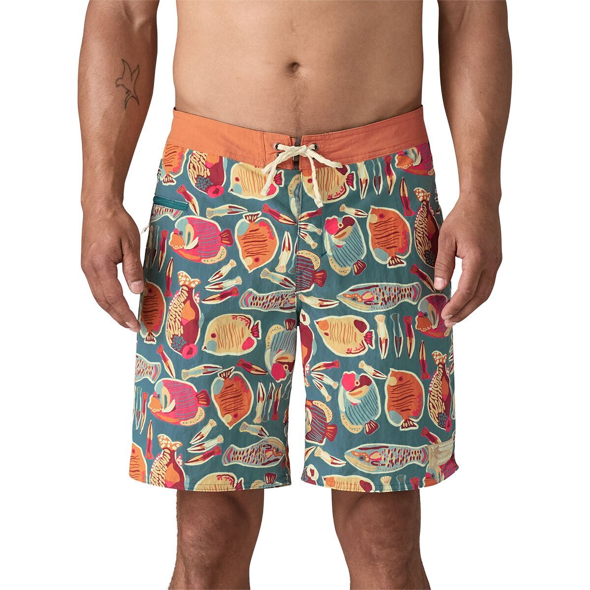 Image of Patagonia Wavefarer 19in Boardshort - Men's Wrasse: Wetland Blue, 30