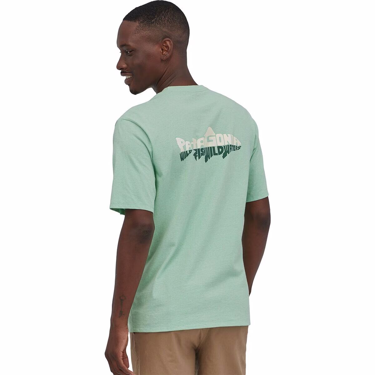 Patagonia Wild Waterline Pocket Responsibili-Tee - Men's Tea Green, XXL