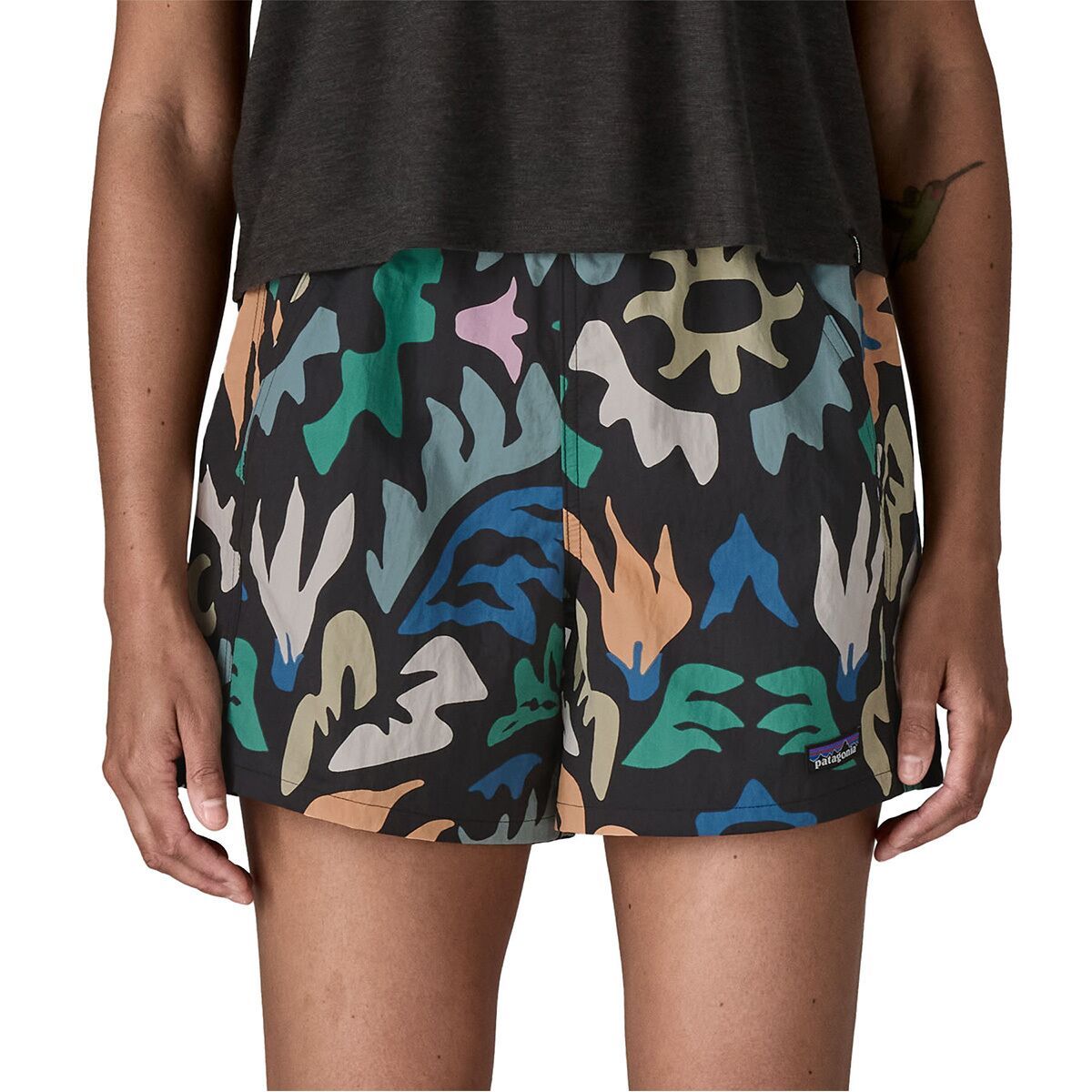 Image of Patagonia Baggies 5in Short - Women's Kaleido/Black, S