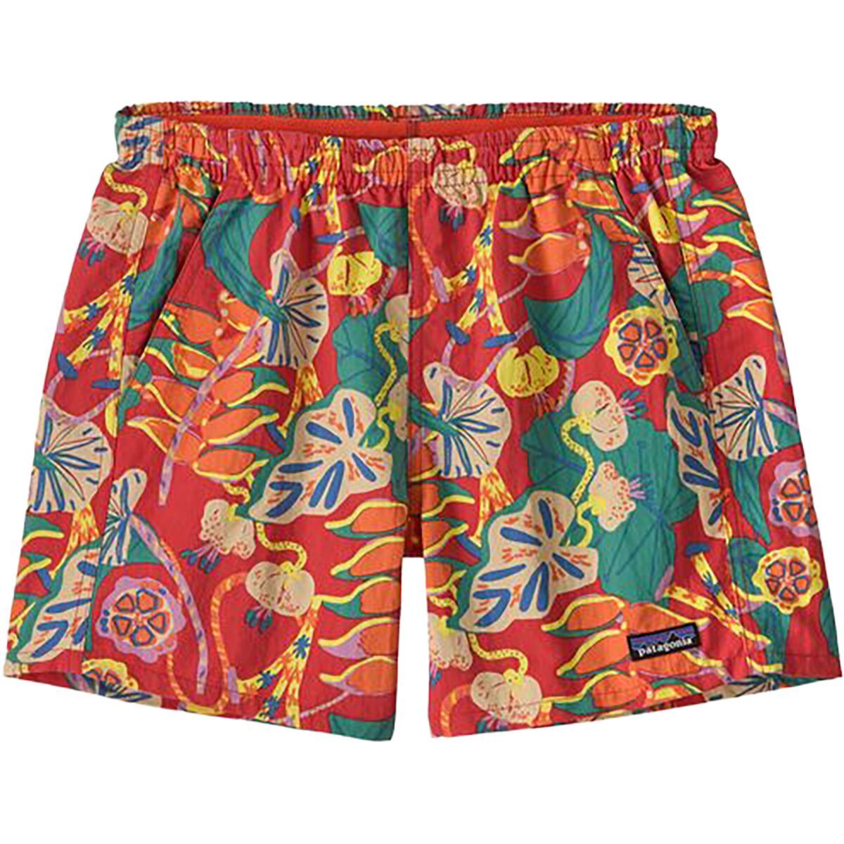 Image of Patagonia Baggies 5in Short - Women's Tropiclimb/Hot Ember, M