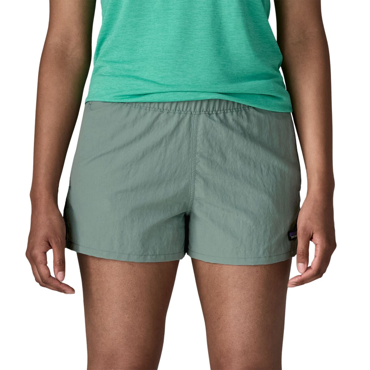 Image of Patagonia Barely Baggies 2.5in Short - Women's Blue Sage, M