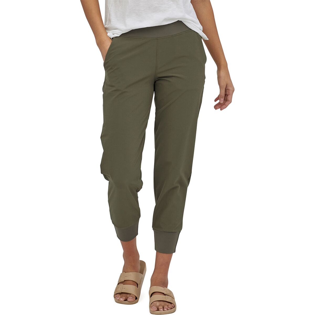 Patagonia Happy Hike Studio Pant - Women's Basin Green, M