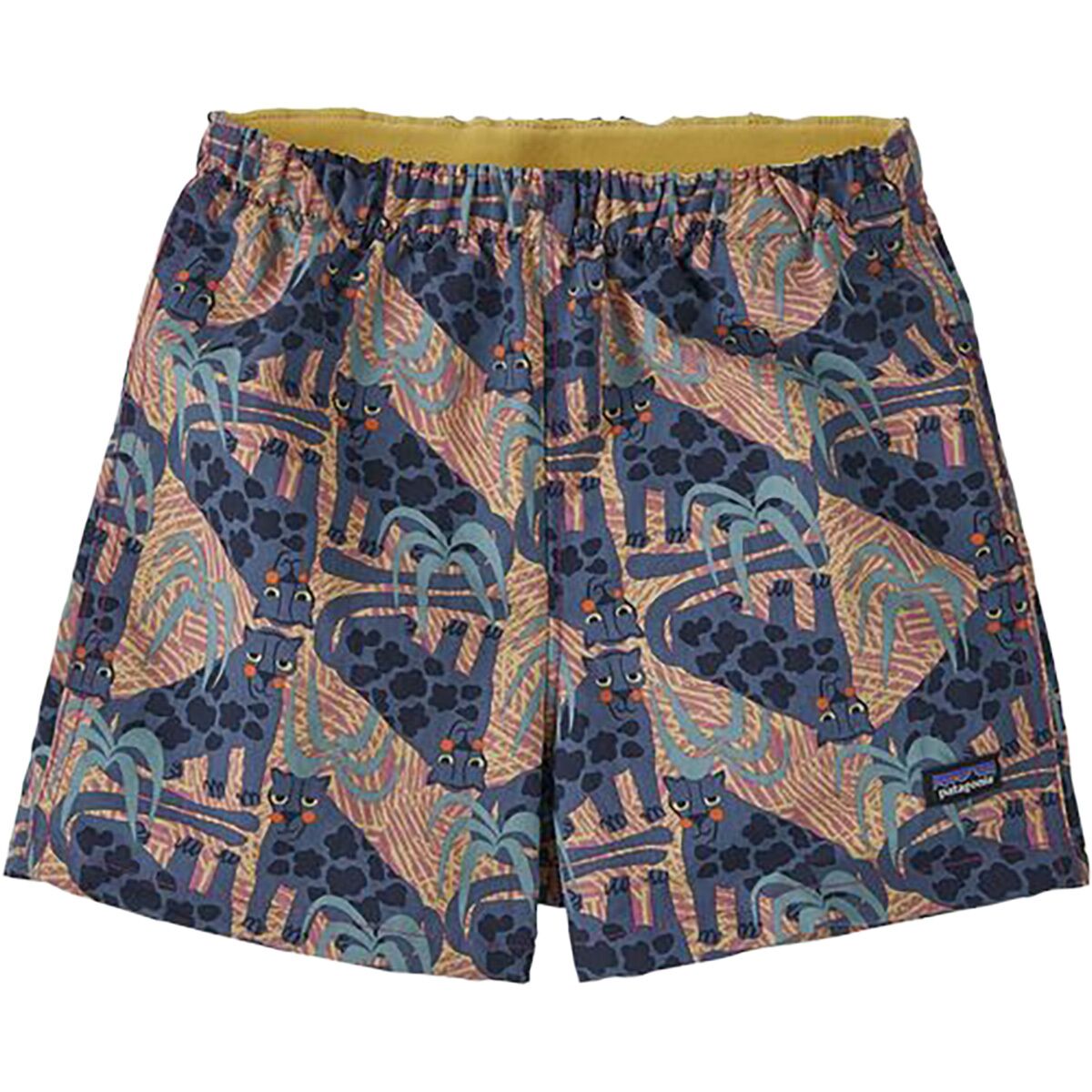 Image of Patagonia Baby Baggies Short - Toddlers' Jaggy: Faded Magenta, 5T