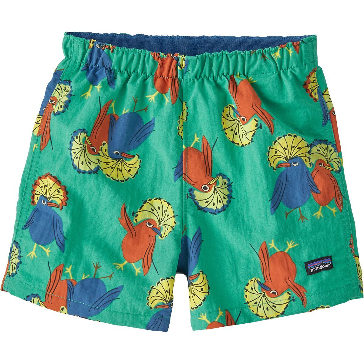 Image of Patagonia Baby Baggies Short - Toddlers' Royal Fren: Aqua Stone, 2T