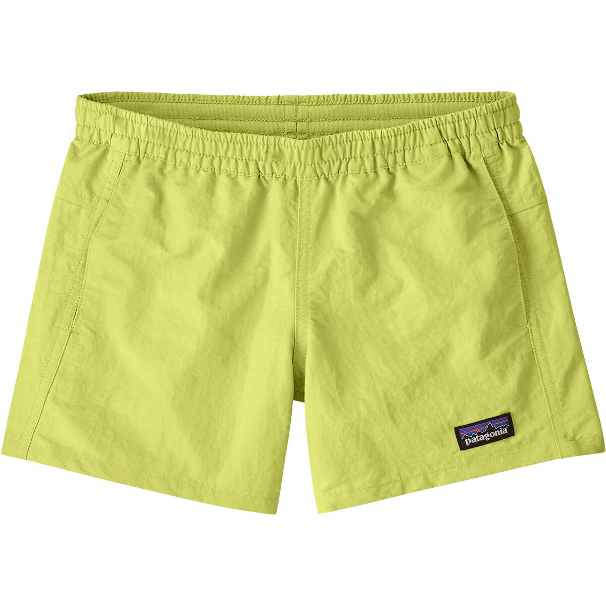 Image of Patagonia Baggies 4in Short - Kids' Celery Green, L
