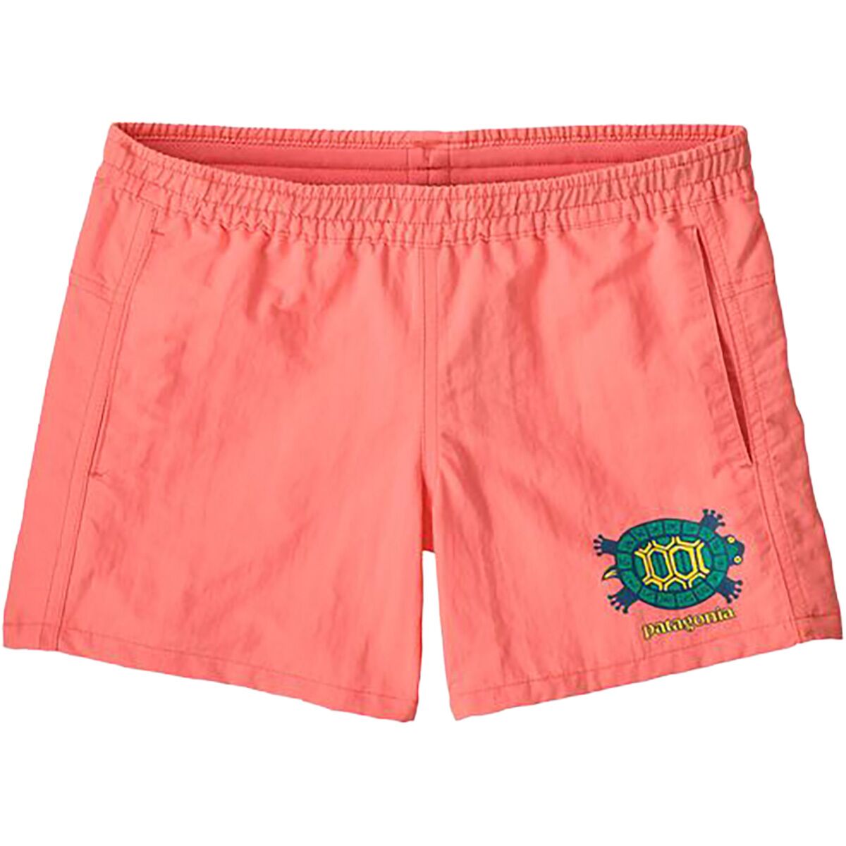 Image of Patagonia Baggies 4in Short - Kids' Island Turtle: Pickled Pink, XS