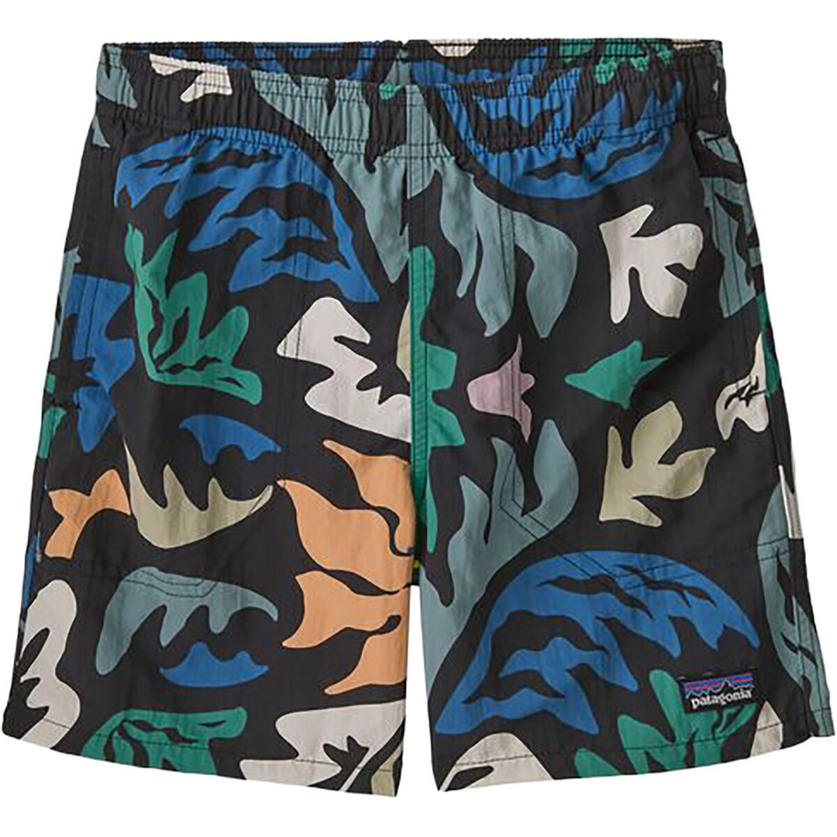 Image of Patagonia Baggies 5in Short - Kids' Kaleido: Black, XL