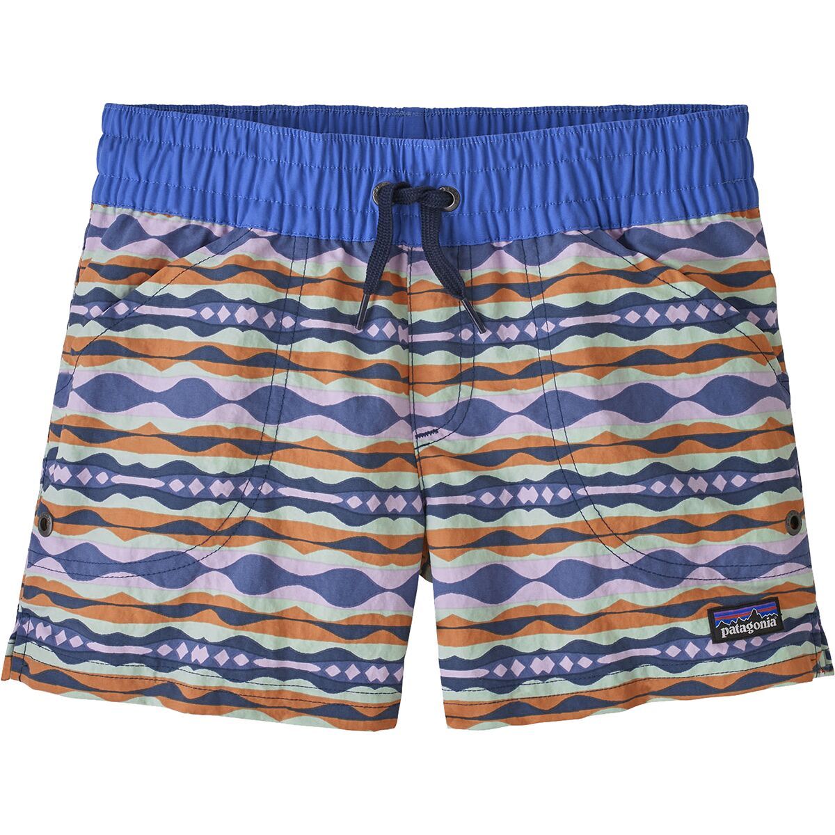 Patagonia Costa Rica Baggies Short - Kids' Coast Highway/Tidepool Blue, XL