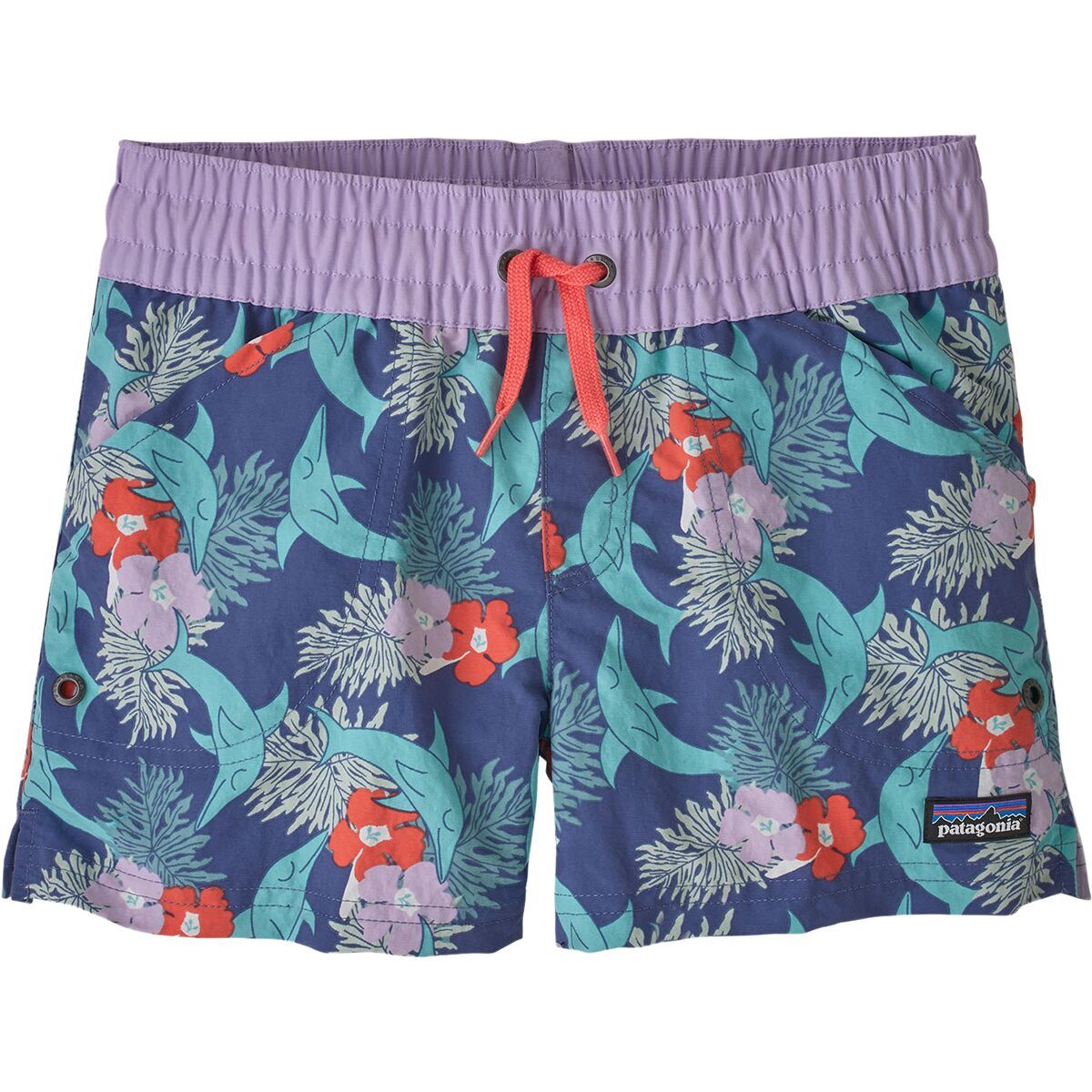 Patagonia Costa Rica Baggies Short - Kids' Heart the Sea/Current Blue, XL