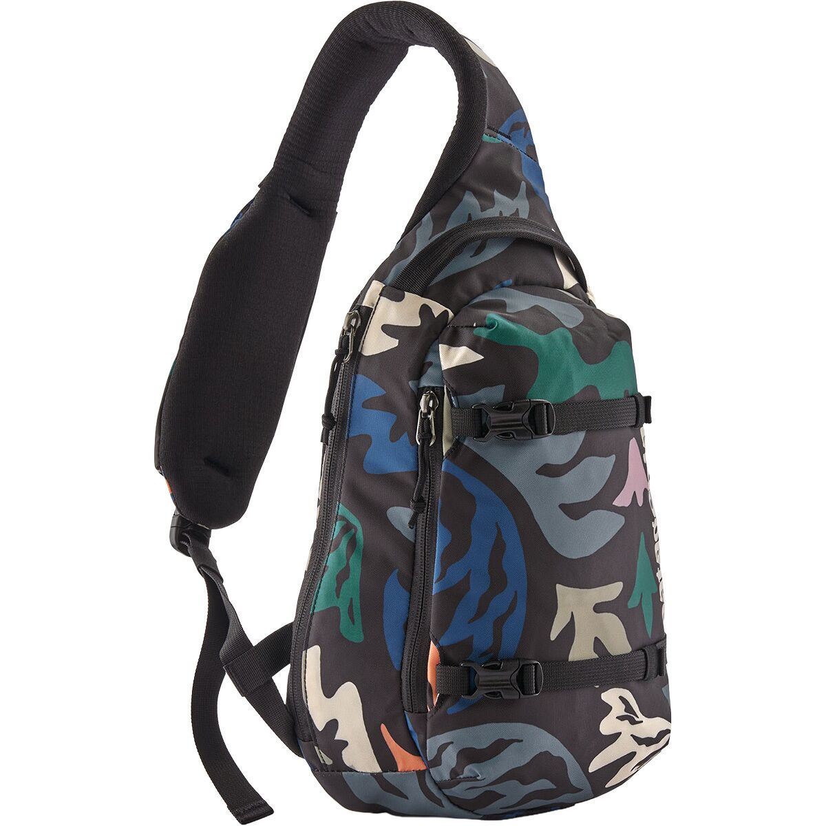 Image of Patagonia Atom 8L Sling Bag Kaleido: Black, One Size