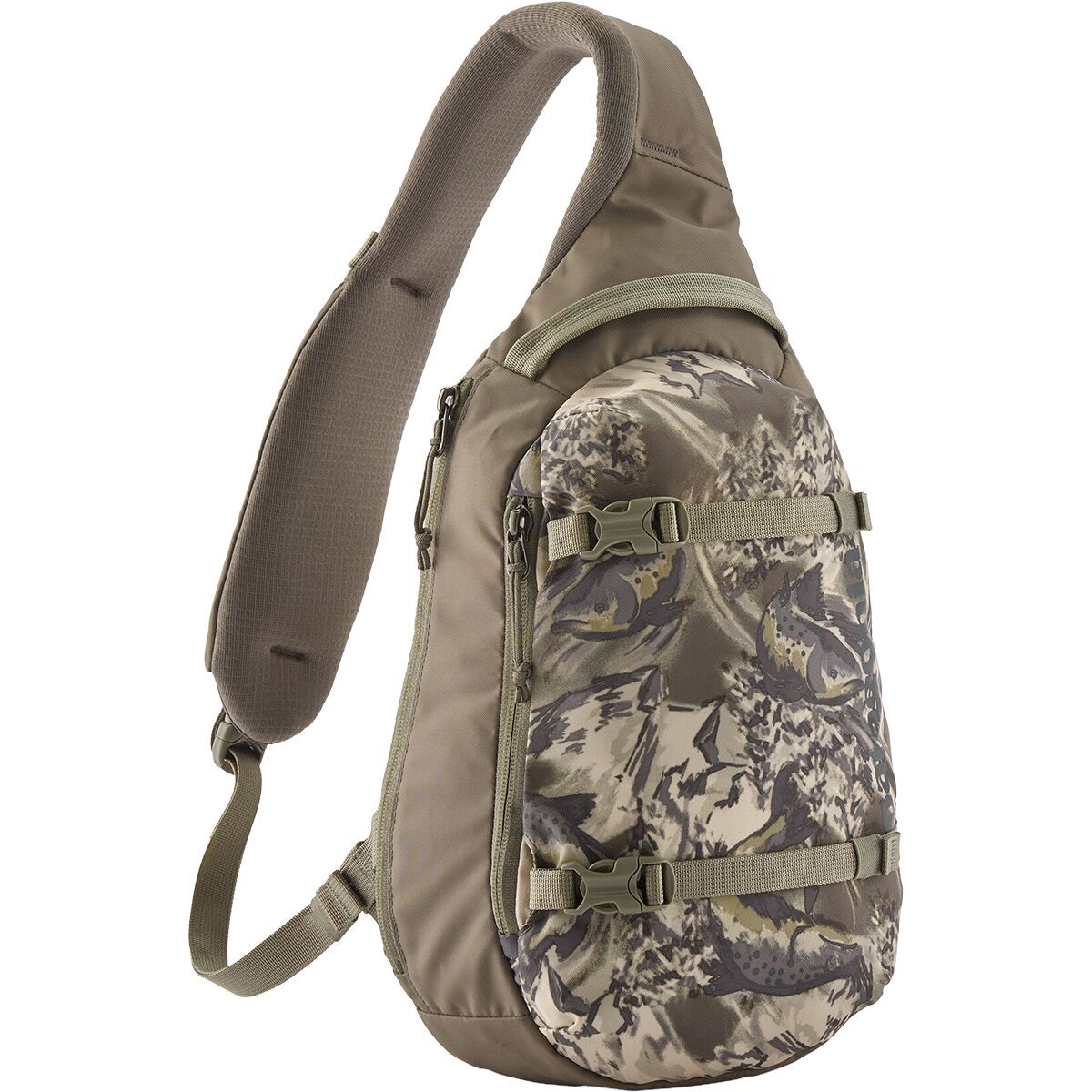 Patagonia Atom 8L Sling Bag Splashing Seas: Wing Grey