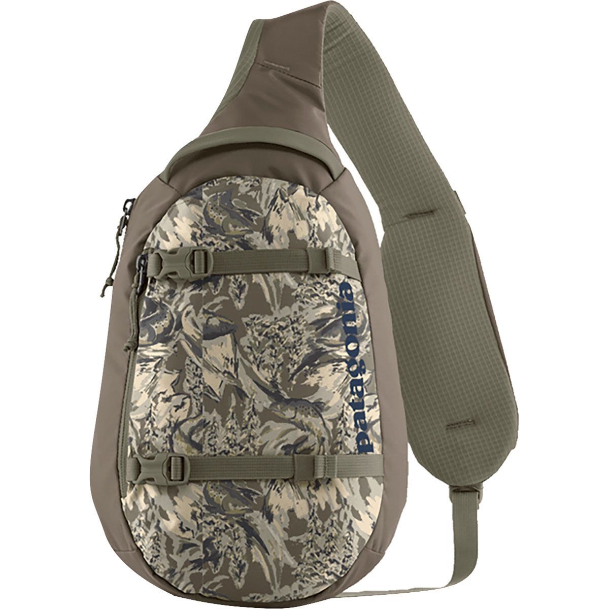 Patagonia Atom 8L Sling Bag Splashing Seas: Wing Grey
