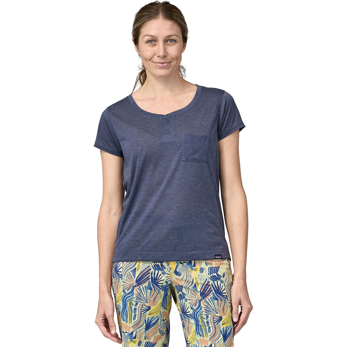 Patagonia Capilene Cool Trail Bike Henley - Women's Classic Navy, XXS