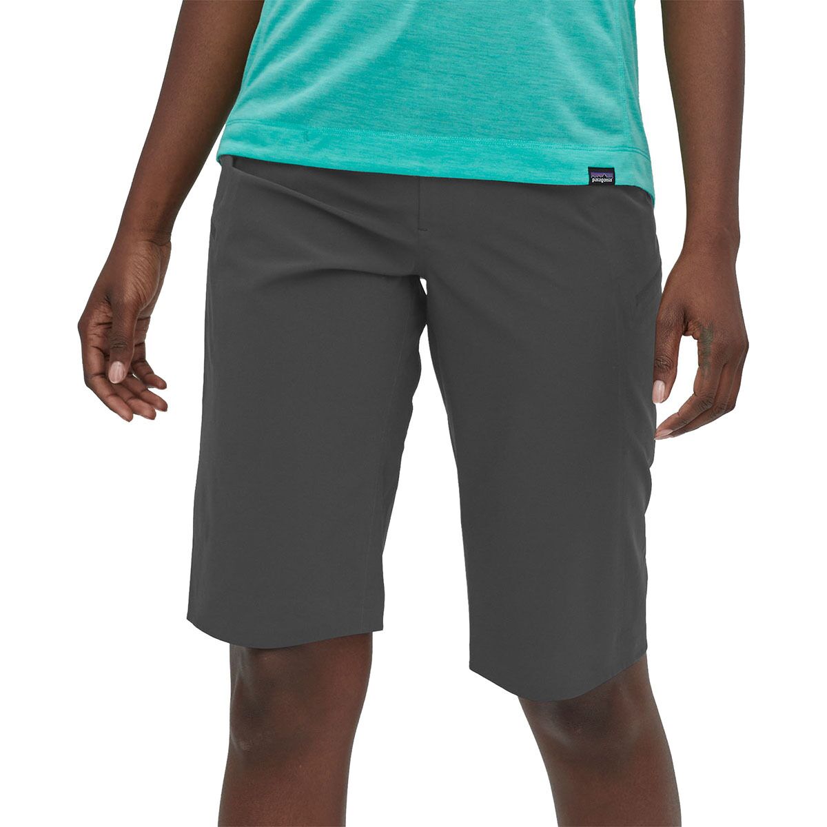 Image of Patagonia Dirt Roamer 11.75in Bike Short - Women's Black, 14