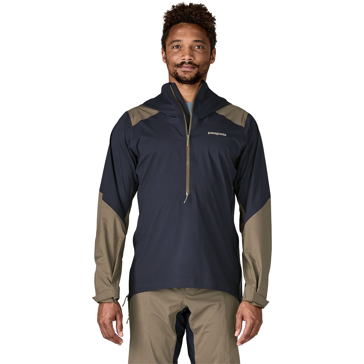 Image of Patagonia Dirt Roamer Storm Jacket - Men's Sunken Blue, XL
