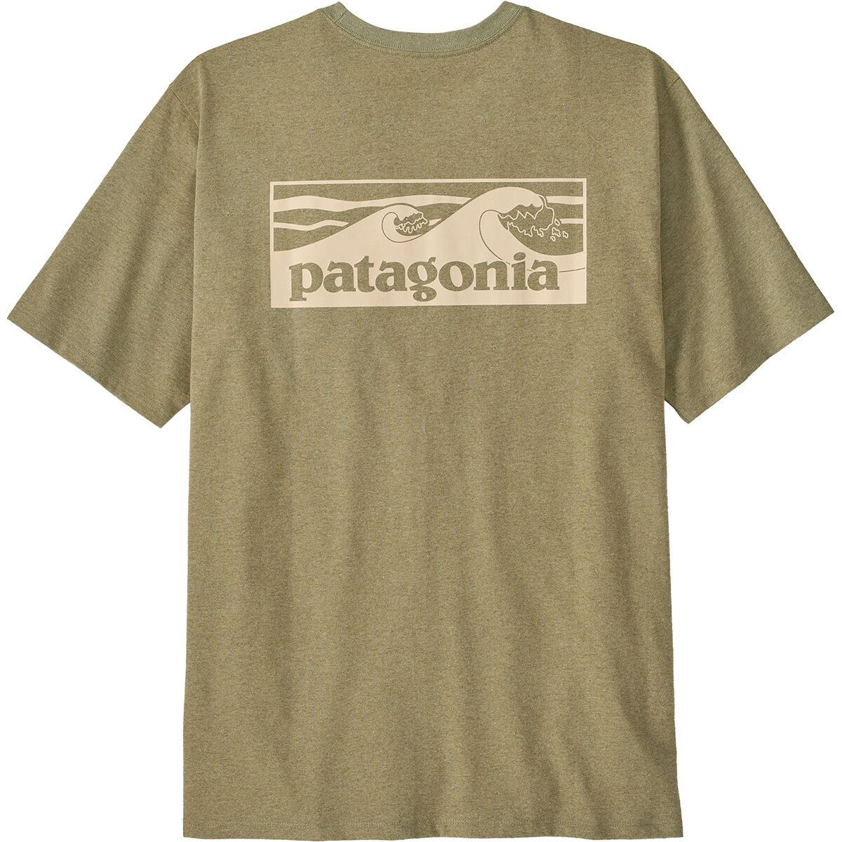 Image of Patagonia Boardshort Logo Pocket Responsibili-Tee - Men's Gumtree Green, S