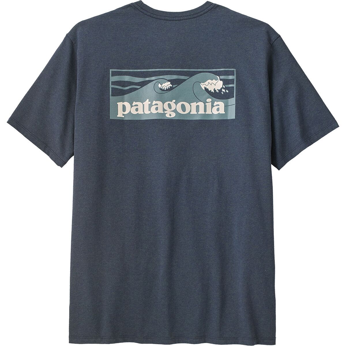 Image of Patagonia Boardshort Logo Pocket Responsibili-Tee - Men's Summit Blue, XXL