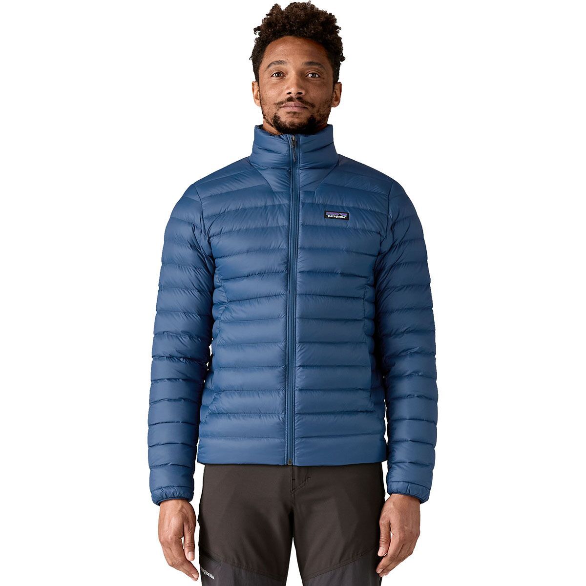 Image of Patagonia Down Sweater Jacket - Men's Clement Blue, M