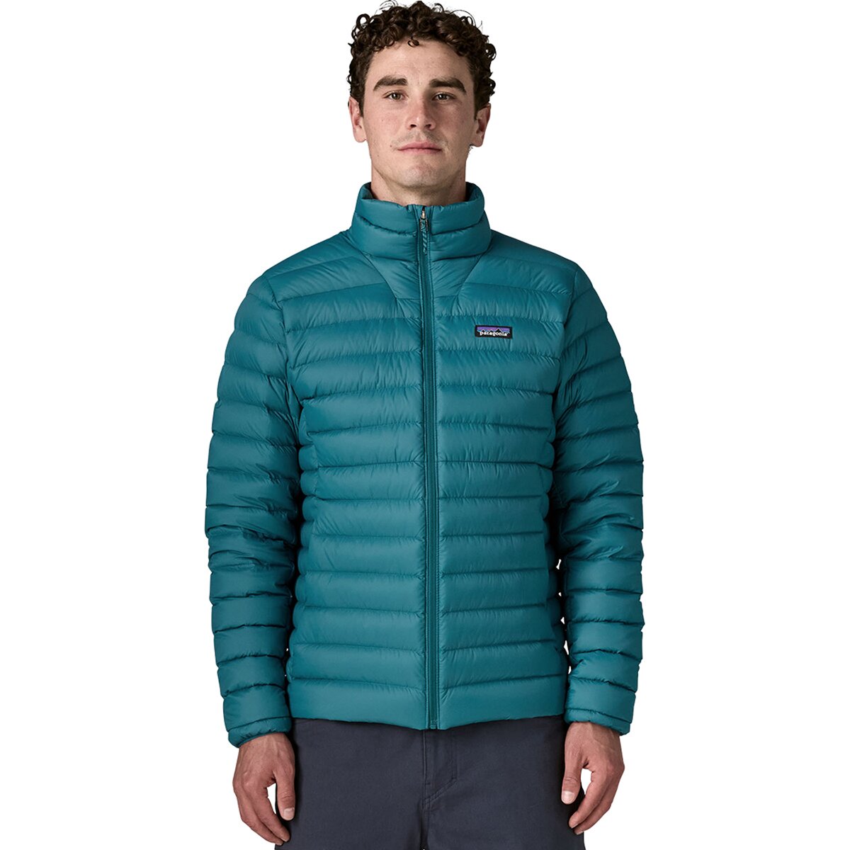 Image of Patagonia Down Sweater Jacket - Men's Glacial Blue, L