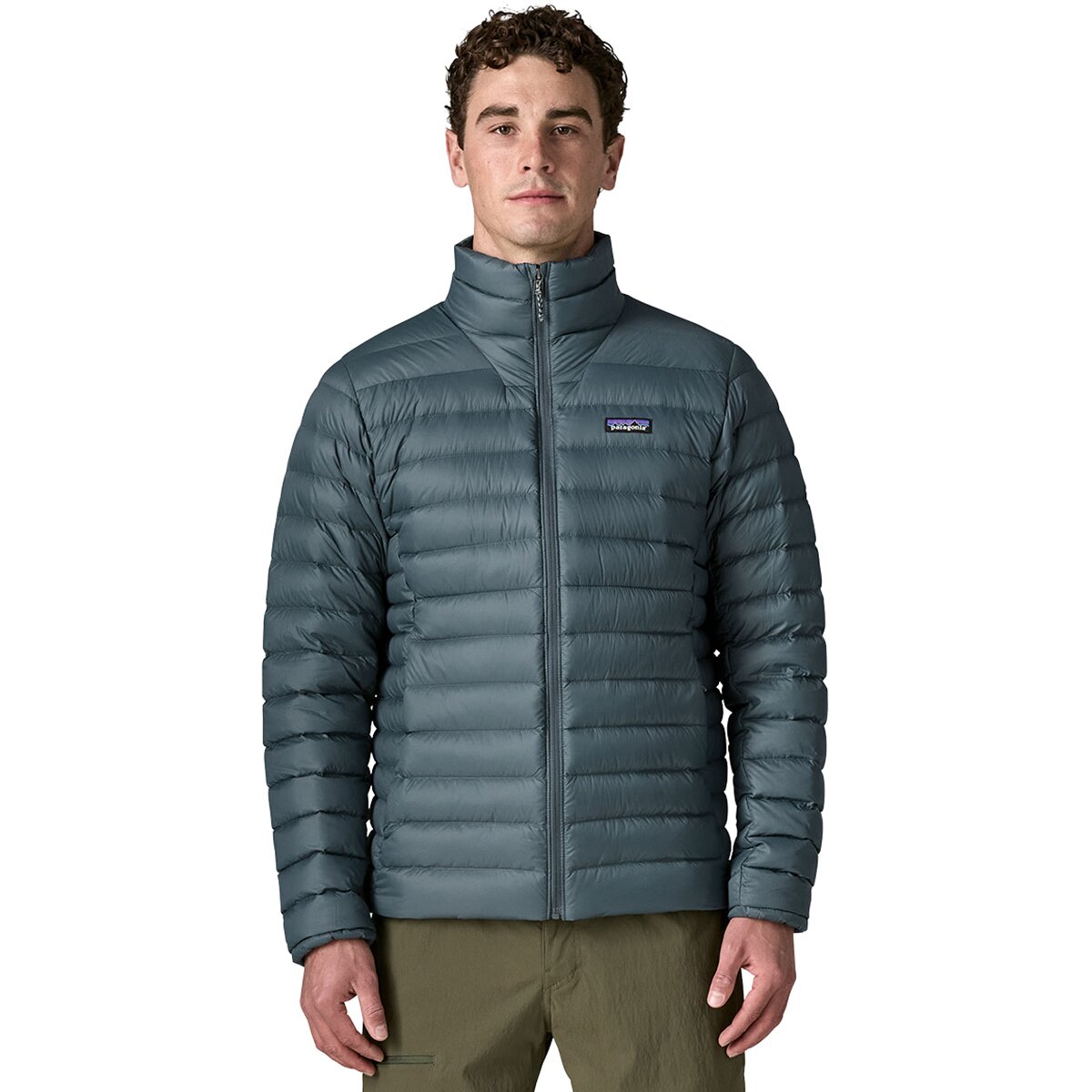 Image of Patagonia Down Sweater Jacket - Men's Summit Blue, S