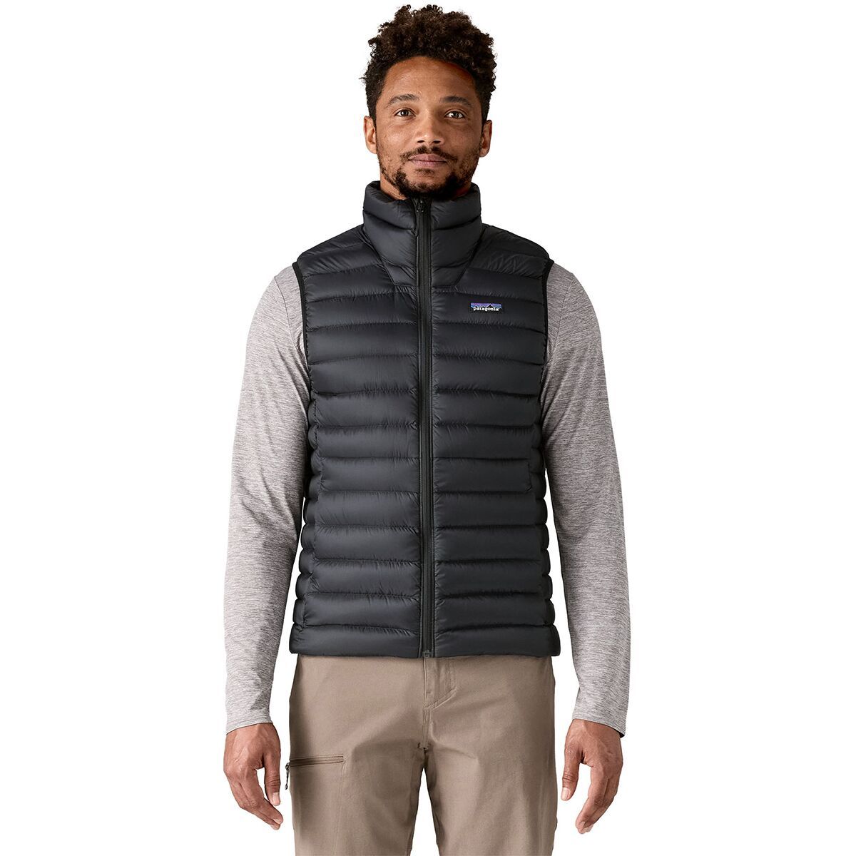 Image of Patagonia Down Sweater Vest - Men's Black, L