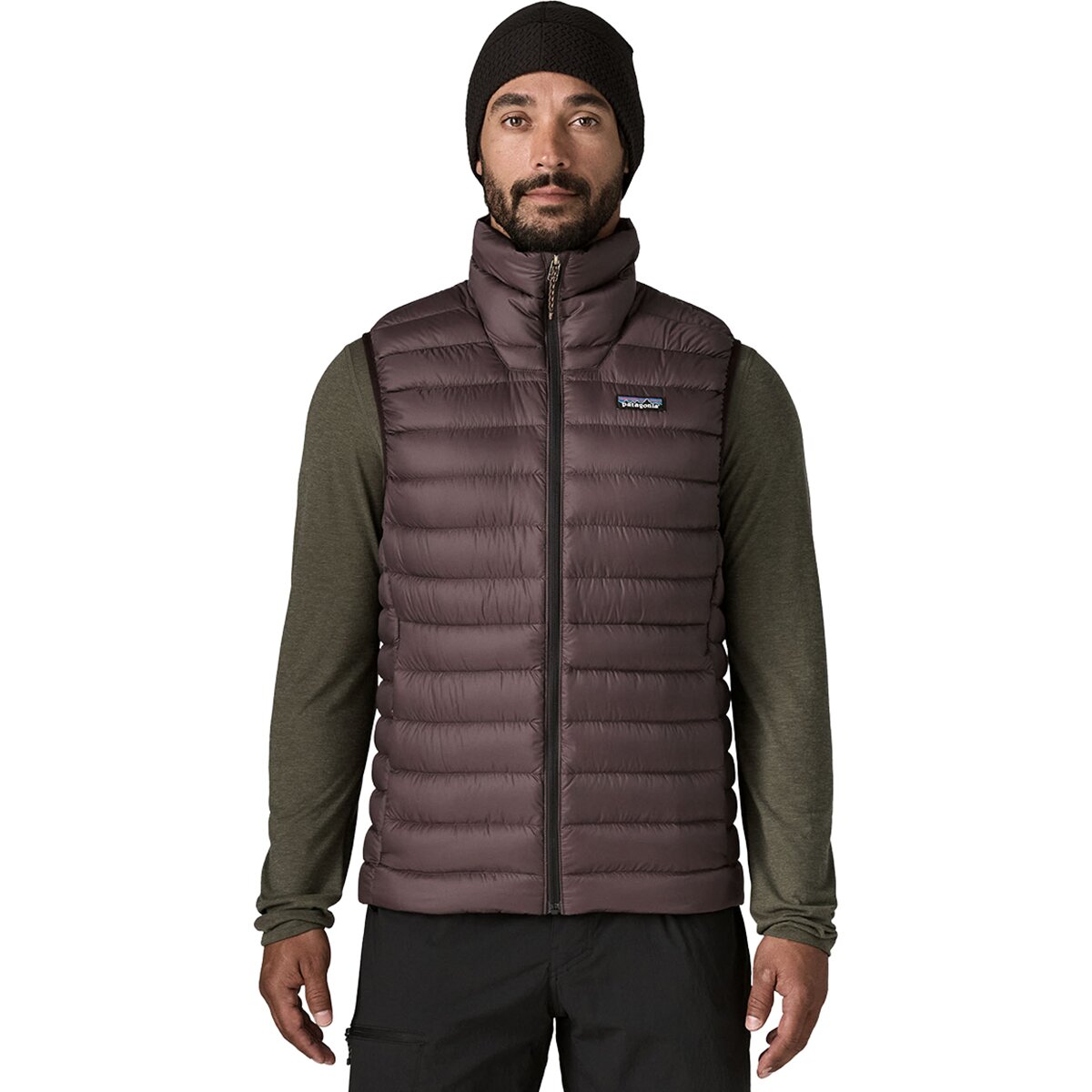 Image of Patagonia Down Sweater Vest - Men's Den Brown, S