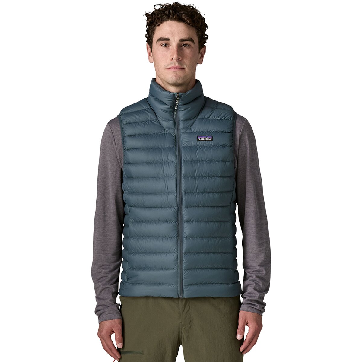 Image of Patagonia Down Sweater Vest - Men's Summit Blue, L