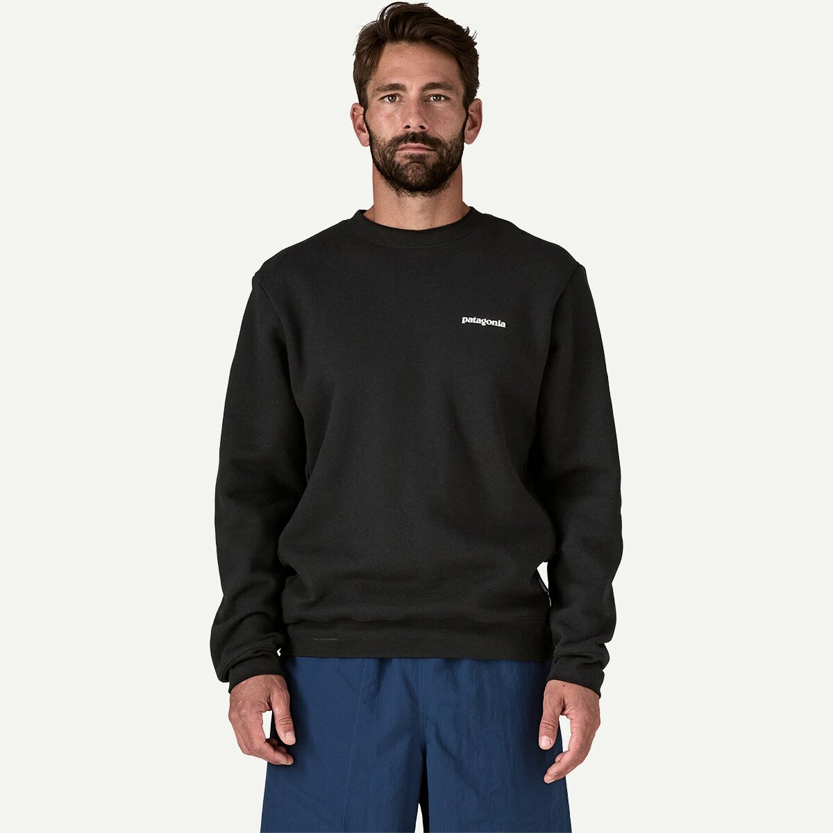 Patagonia Logo Uprisal Crew Sweatshirt - Clothing