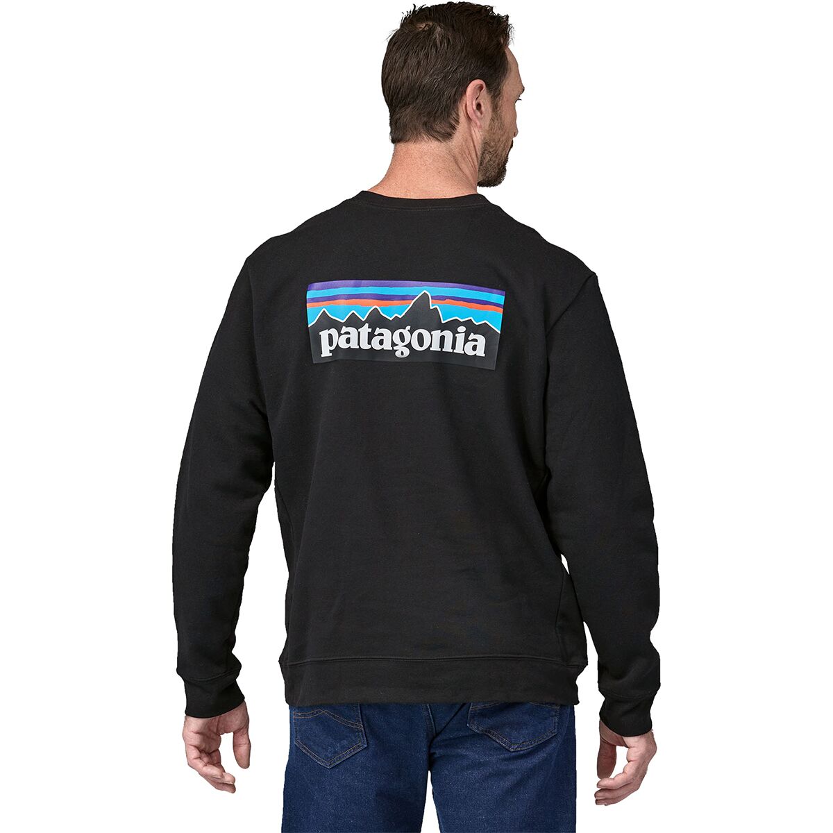 Patagonia P 6 Logo Uprisal Crew Sweatshirt New Navy S