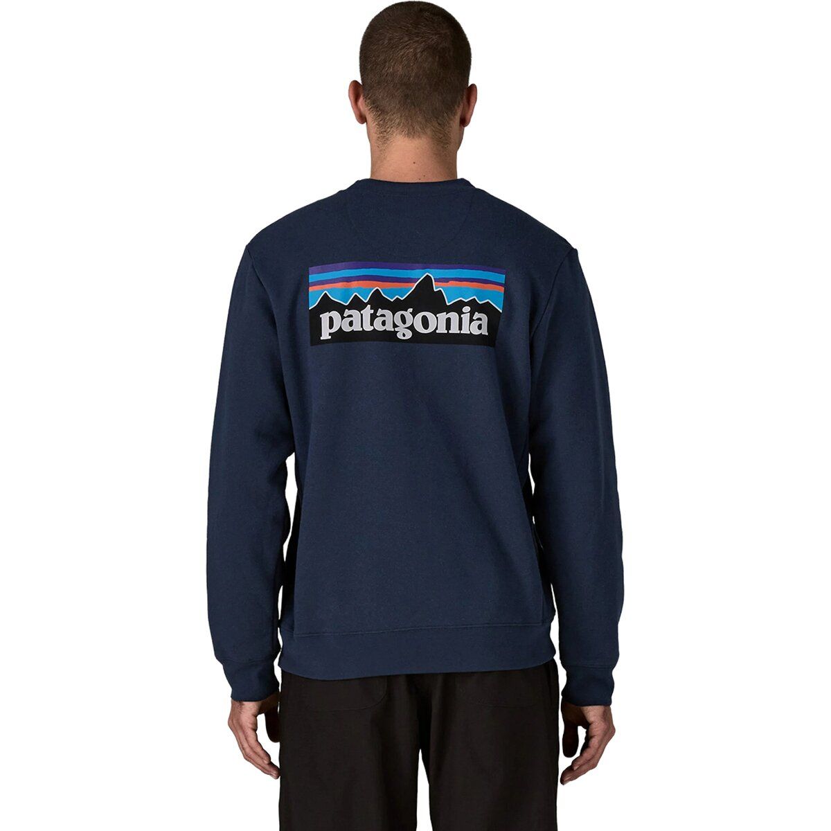 Image of Patagonia Logo Uprisal Crew Sweatshirt New Navy, M