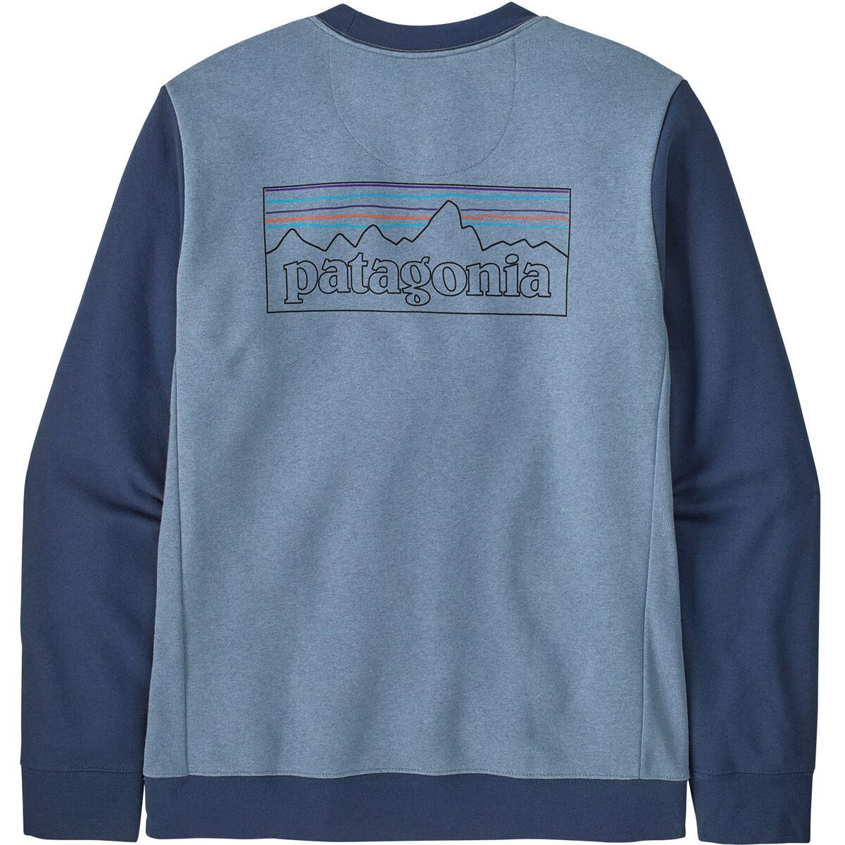 Image of Patagonia Logo Uprisal Crew Sweatshirt P-6 Outline: Barnacle Blue, L