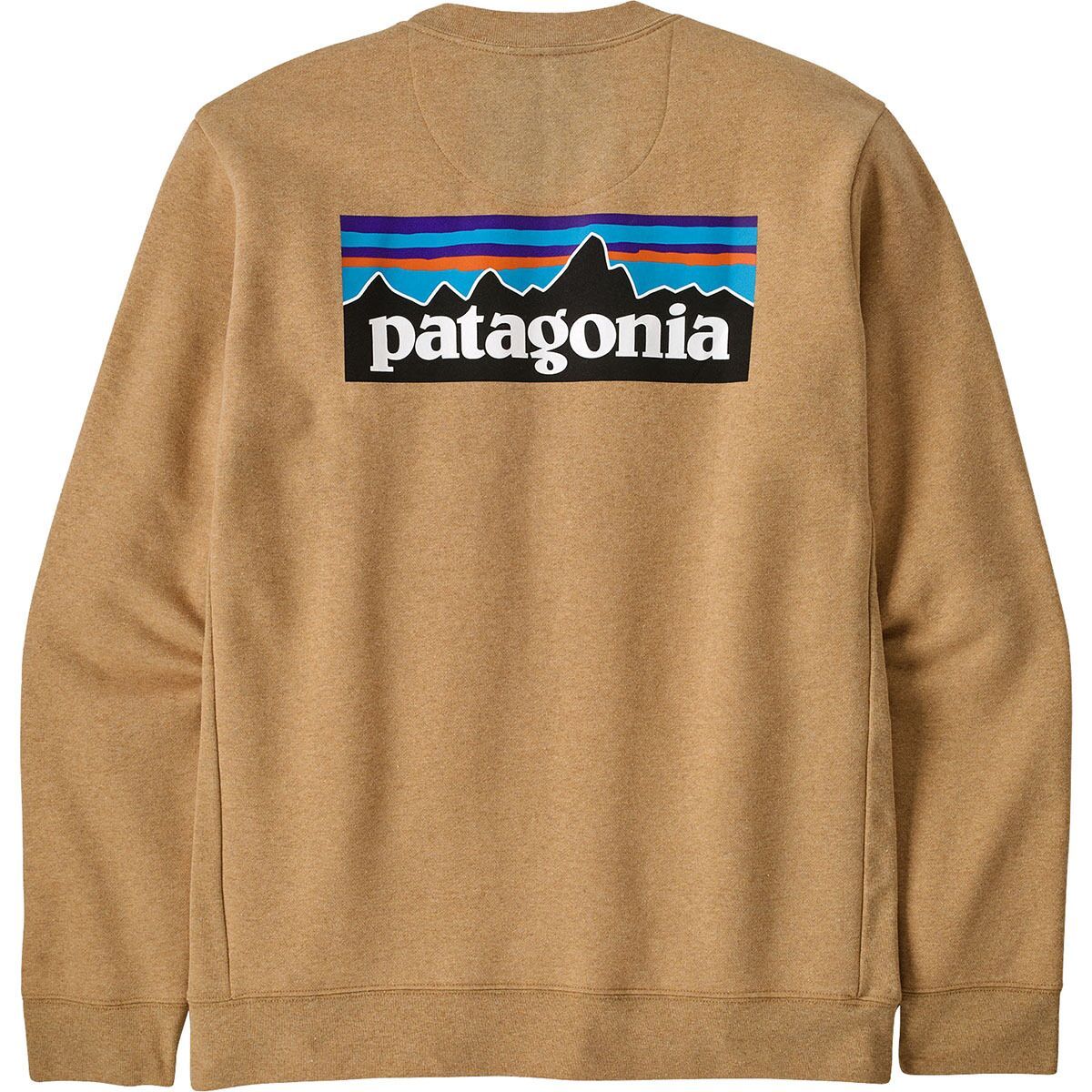 Image of Patagonia Logo Uprisal Crew Sweatshirt Talon Gold, XXL