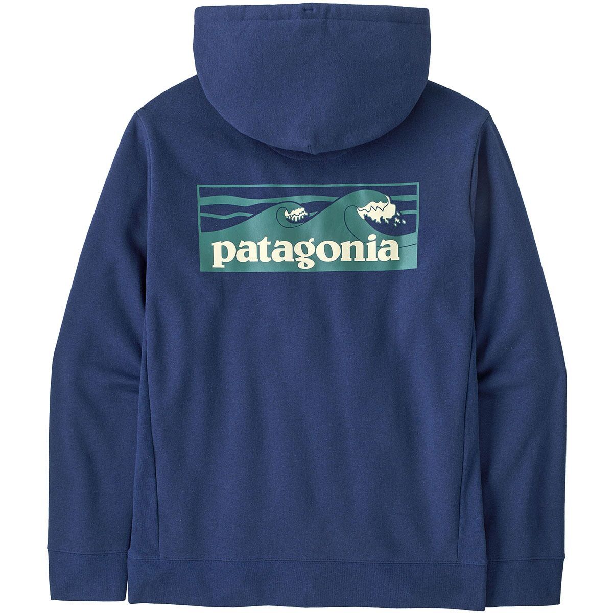 Image of Patagonia Logo Uprisal Hoodie Clement Blue, S