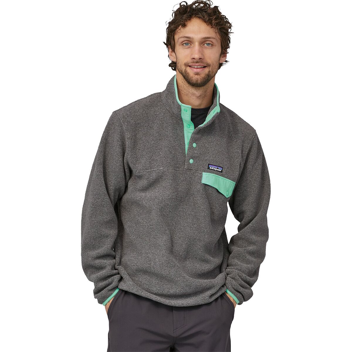 pensionist Udvalg Disciplinære Patagonia Lightweight Synchilla Snap-T Fleece Pullover - Men's - Clothing