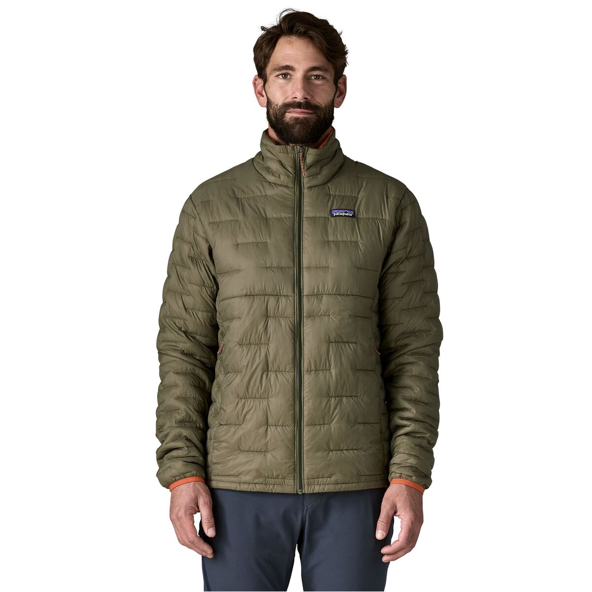 Image of Patagonia Micro Puff Insulated Jacket - Men's Basin Green, M