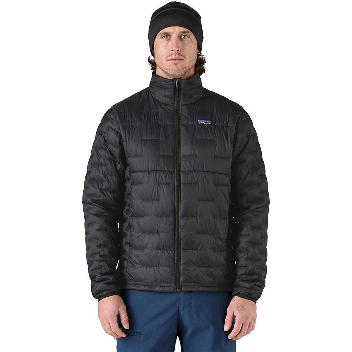 Image of Patagonia Micro Puff Insulated Jacket - Men's Black, S