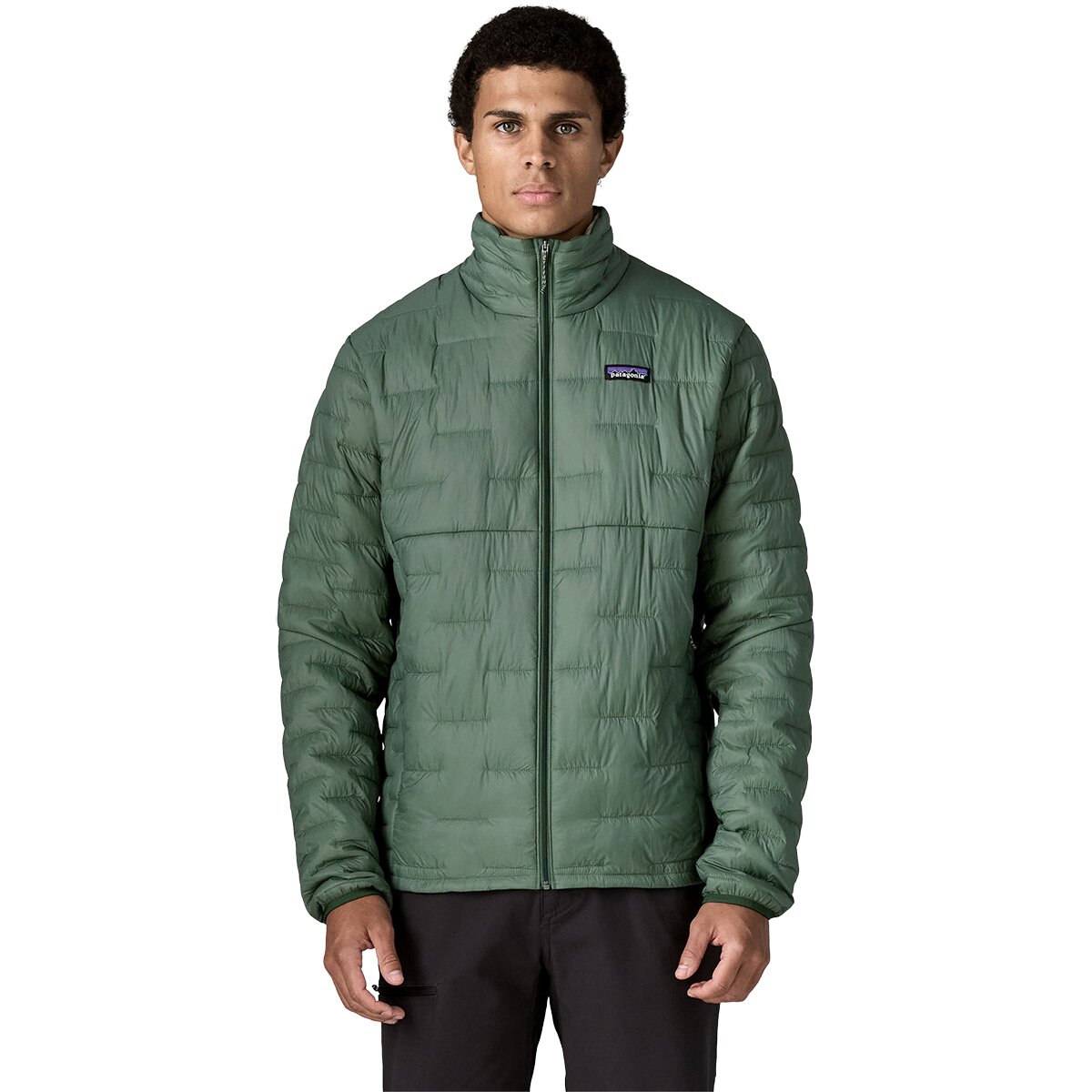 Image of Patagonia Micro Puff Insulated Jacket - Men's Canopy Green, L