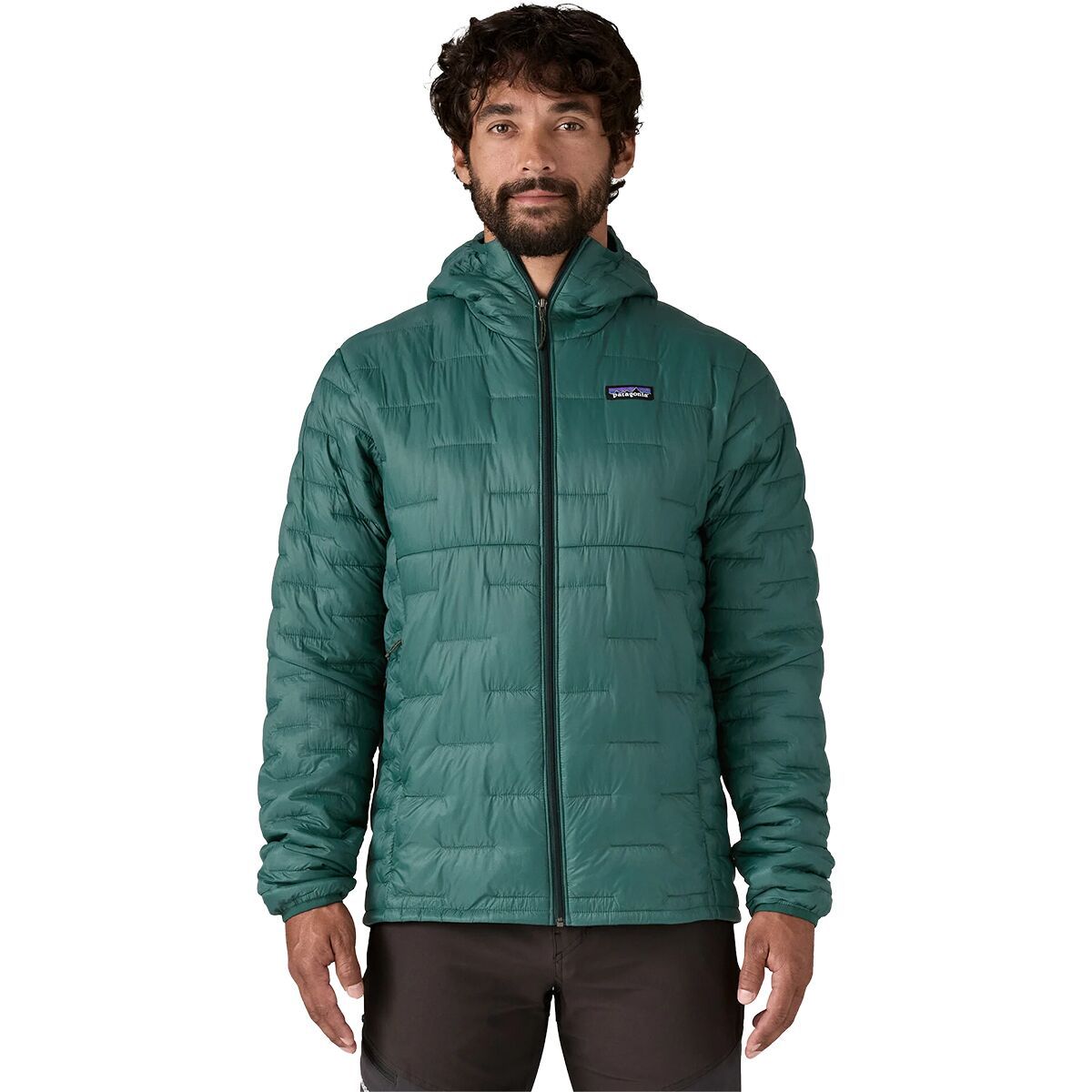 Image of Patagonia Micro Puff Insulated Jacket - Men's Cascade Green, XXL
