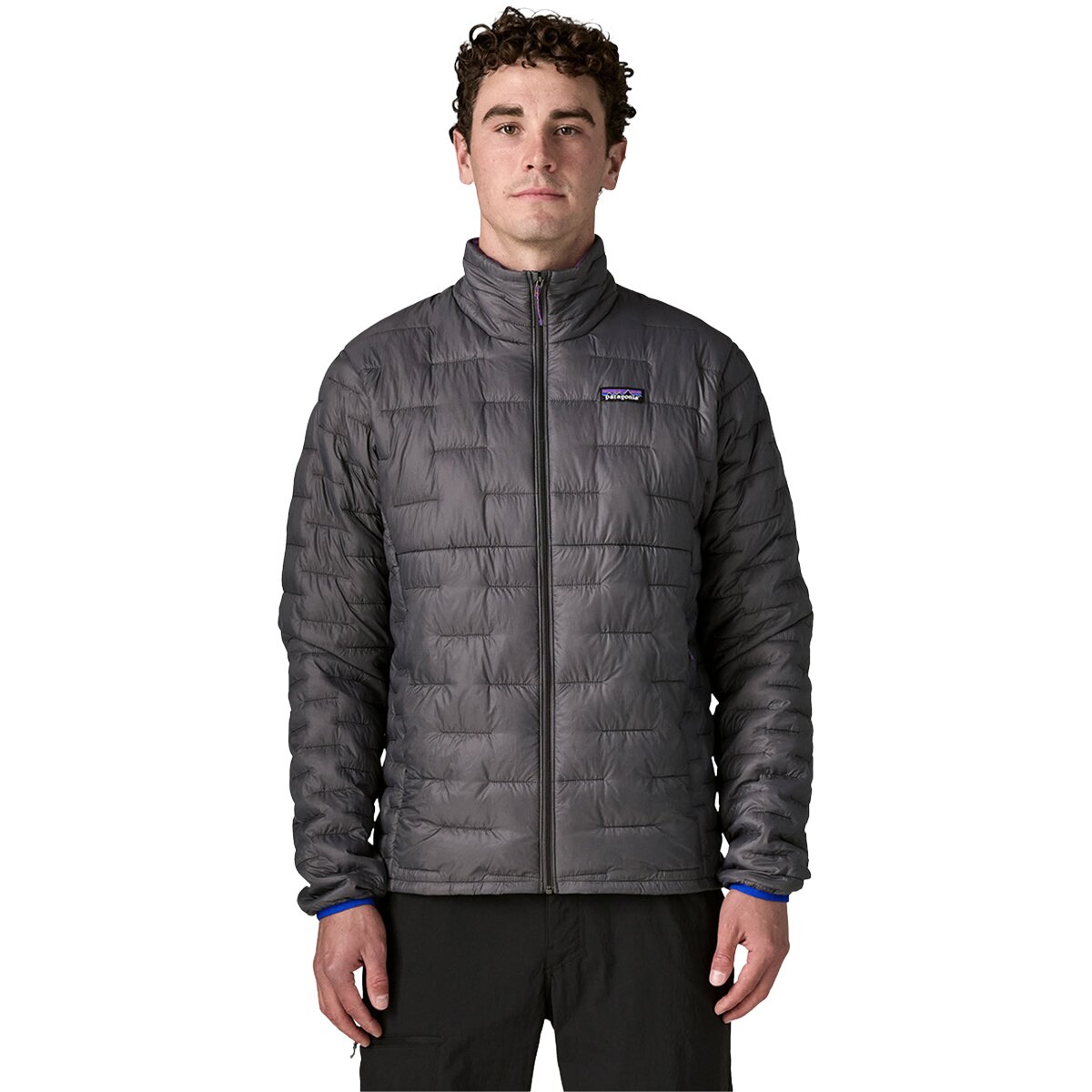Image of Patagonia Micro Puff Insulated Jacket - Men's Forge Grey, XL