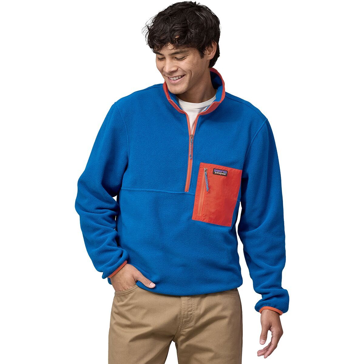 Patagonia Microdini 1/2-Zip Pullover - Men's Endless Blue, XXL