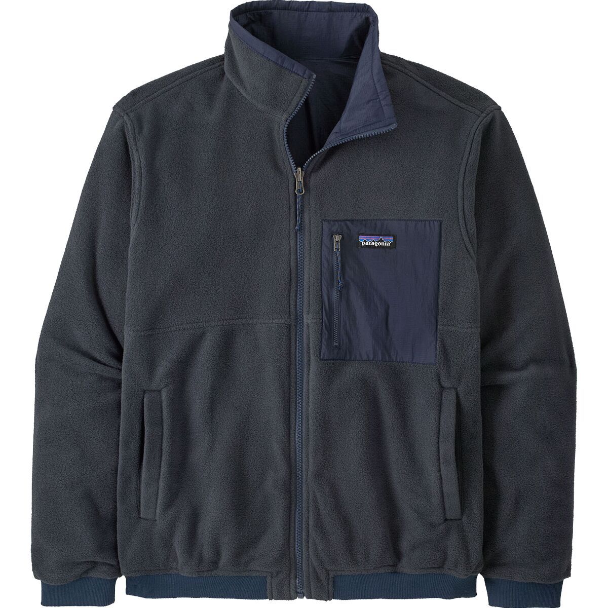Image of Patagonia Reversible Shelled Microdini Jacket - Men's New Navy, S