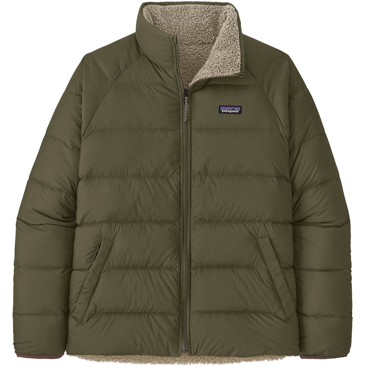 Patagonia Patagonia Reversible Silent Down Jacket - Men's Basin Green, M