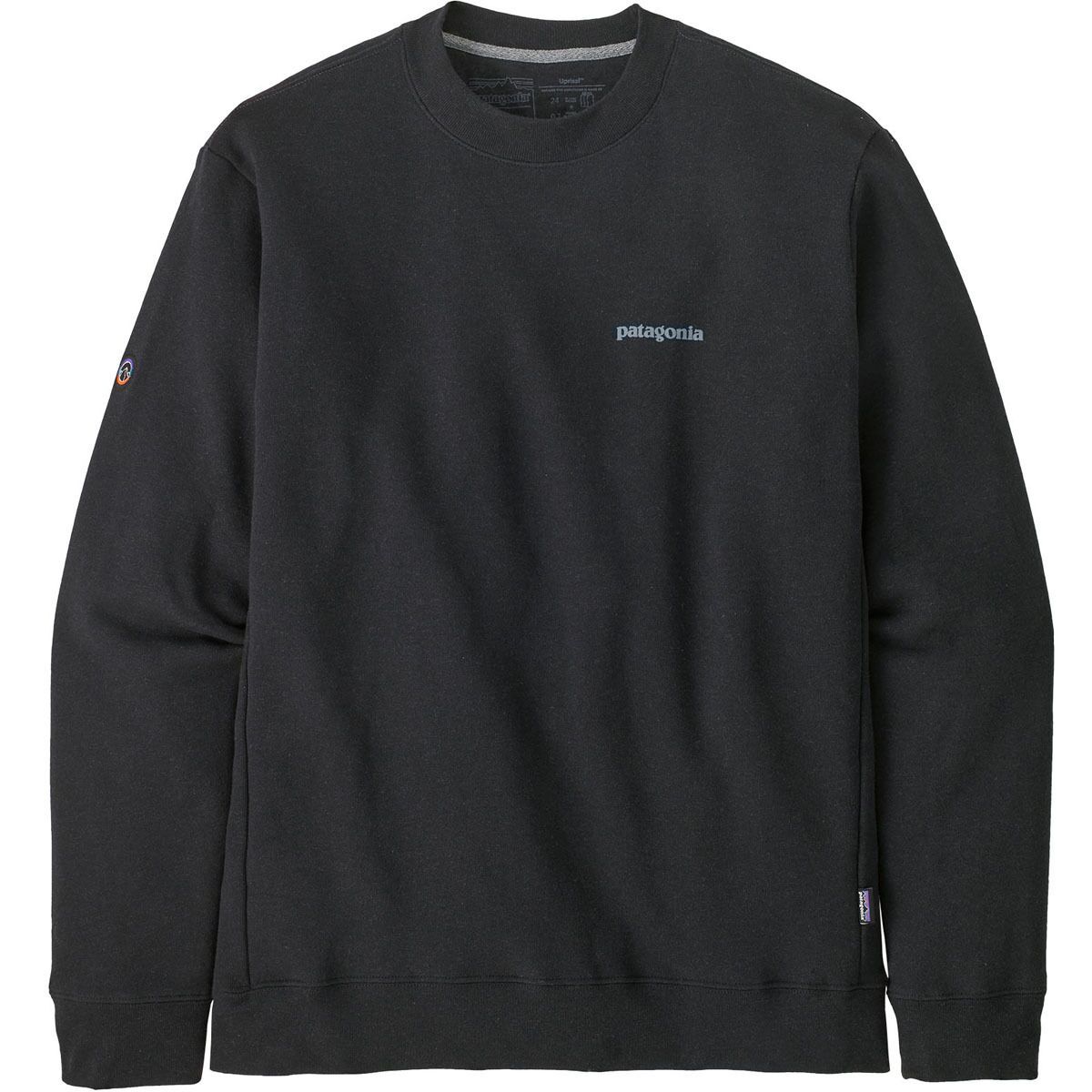Image of Patagonia Fitz Roy Icon Uprisal Crew Sweatshirt Ink Black, XL