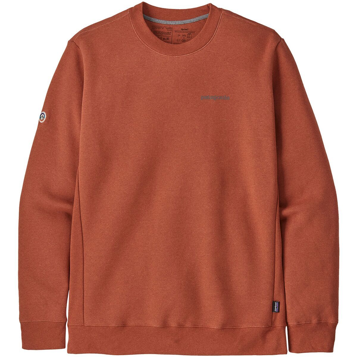 Patagonia Fitz Roy Icon Uprisal Crew Sweatshirt Quartz Coral, L