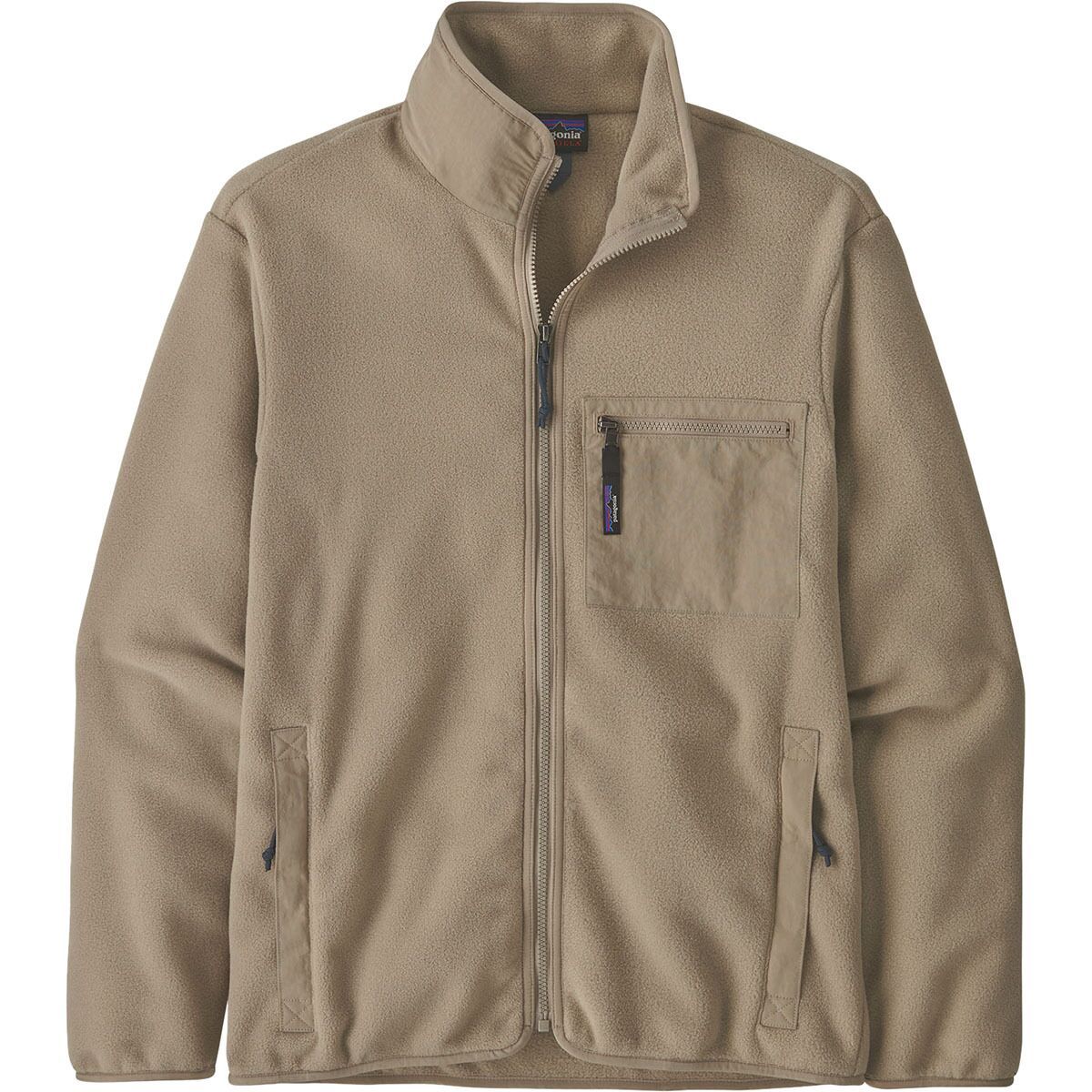 Image of Patagonia Classic Synchilla Fleece Jacket - Men's Seabird Grey/Seabird Grey, XXL