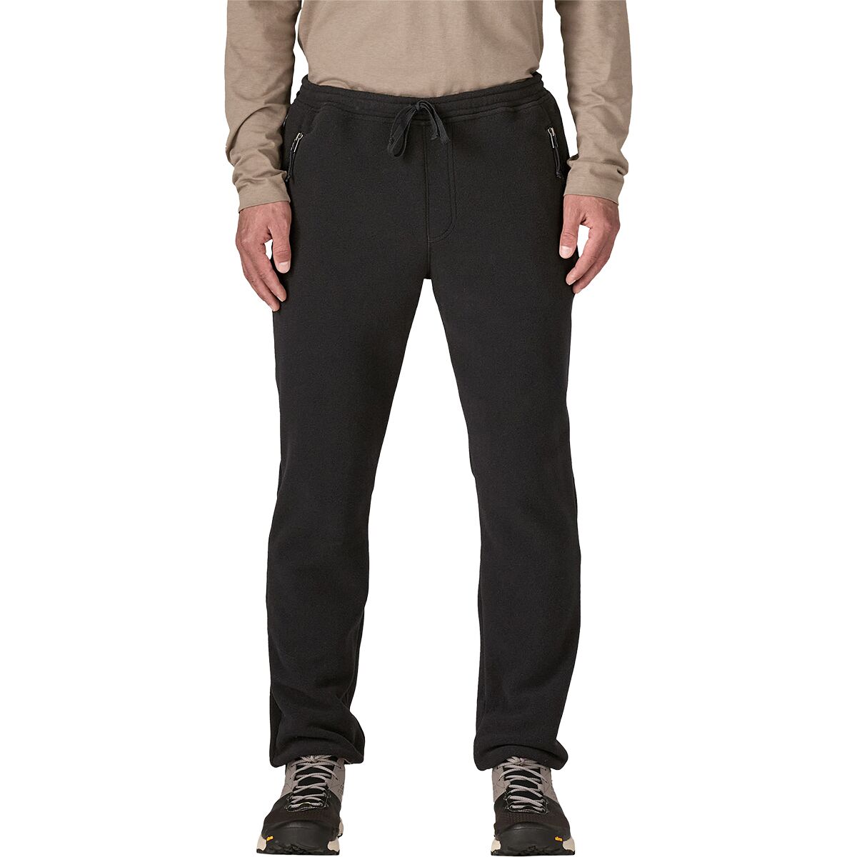 Image of Patagonia Synchilla Fleece Pant - Men's Black Solid, M