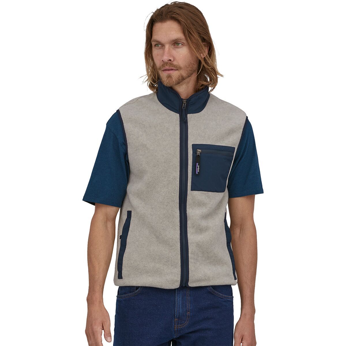Patagonia Classic Synchilla Fleece Vest - Men's Oatmeal Heather, M