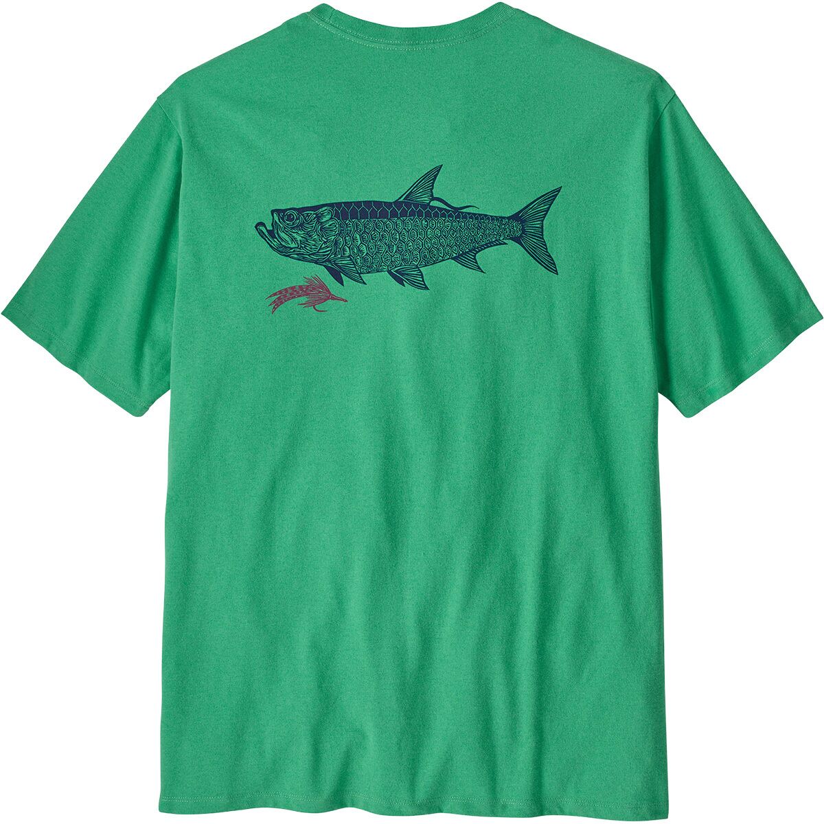 Image of Patagonia Take a Stand Responsibili-Tee Shirt - Men's Salty Roach: Aqua Stone, L